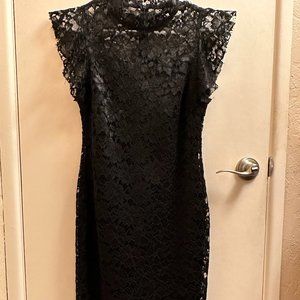 Black Lace Dress - Size 6